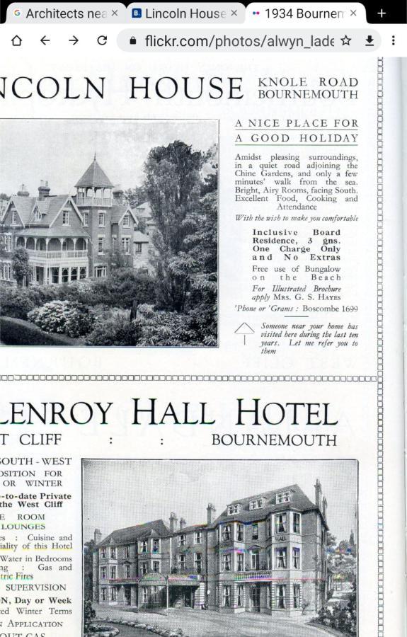 Hotel Lincoln House Bournemouth Exterior foto